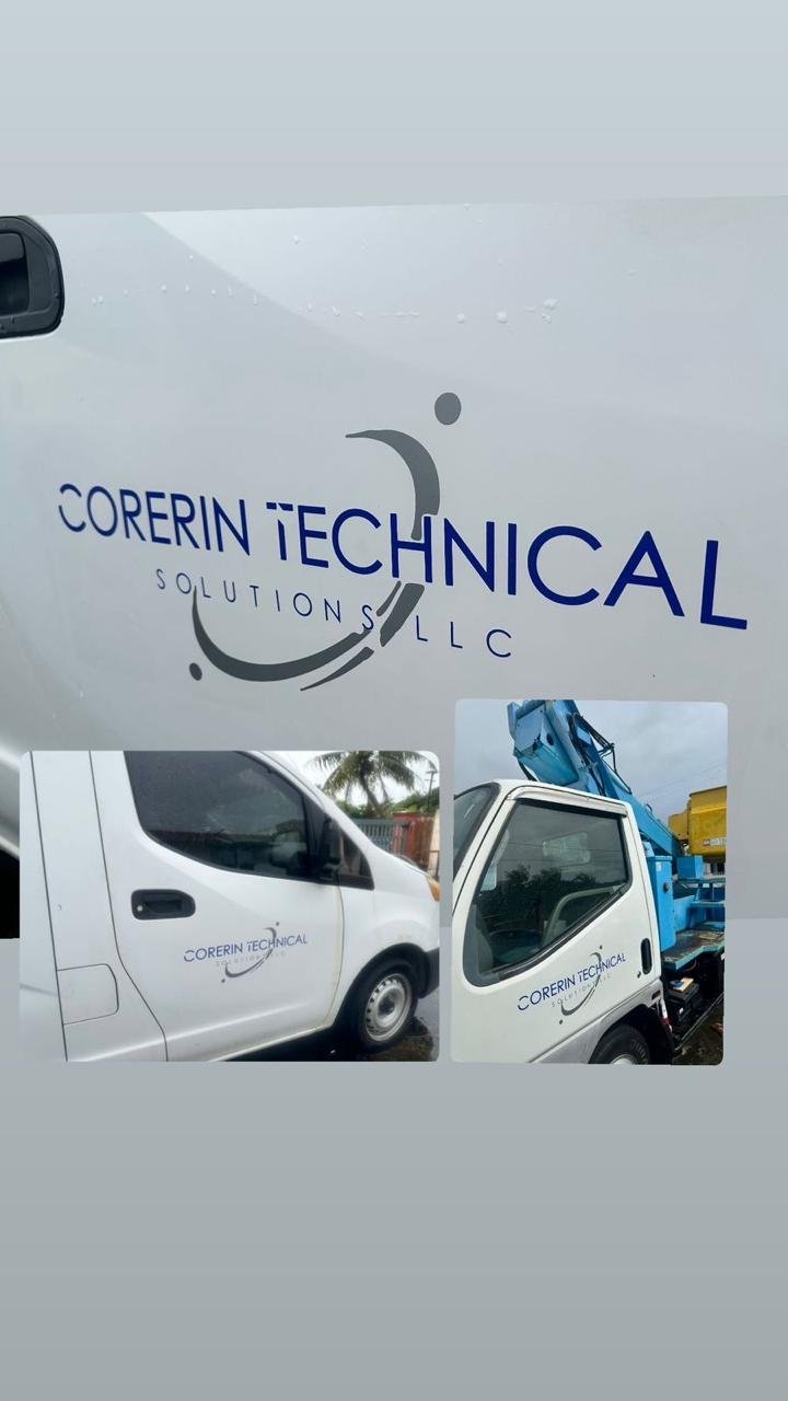 CTS Pacific company branding displayed on field service vehicles.